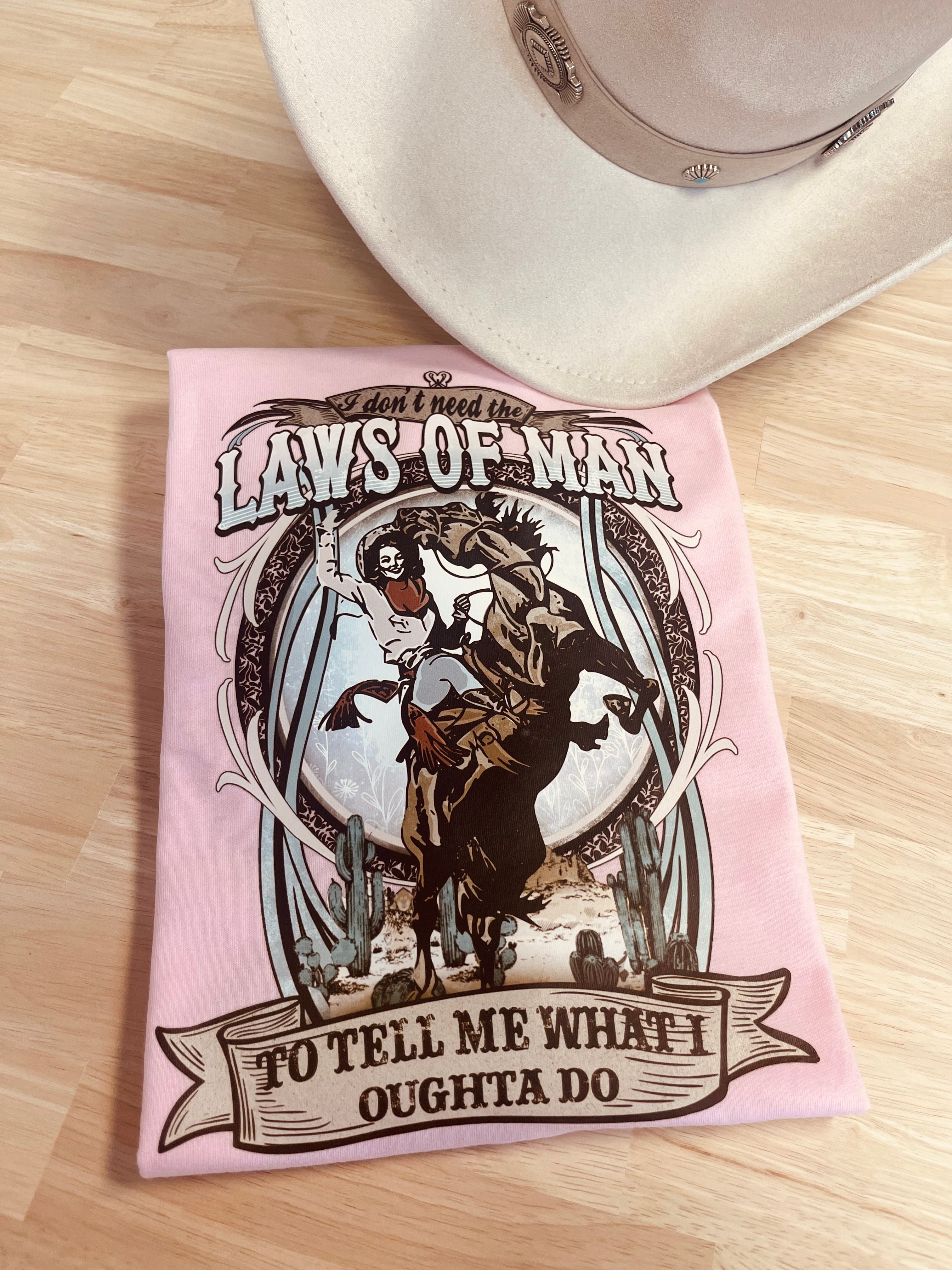 Western tee Laws of Man