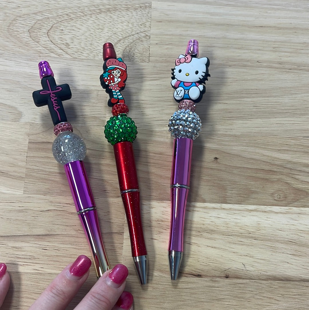 Custom bead pens